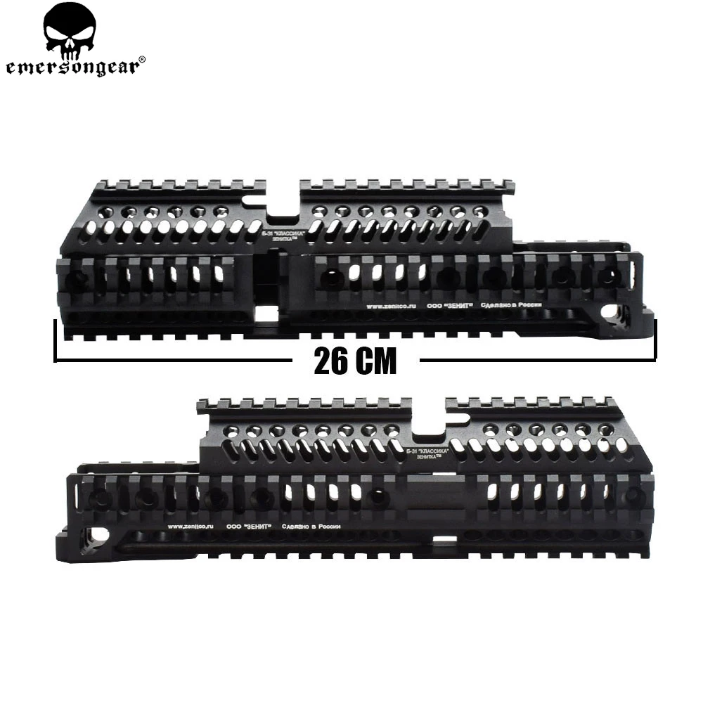 EMERSON AK 47 Тактический Quad Rail Picatinny Handguard система ЧПУ алюминий полная длина тактический для AK AEG/GBB винтовки B30 B31
