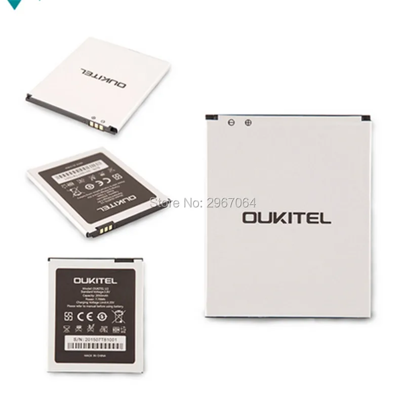100% Оригинальный аккумулятор для OUKITEL U2 Аккумулятор 2050 мАч Высокая емкость долгое