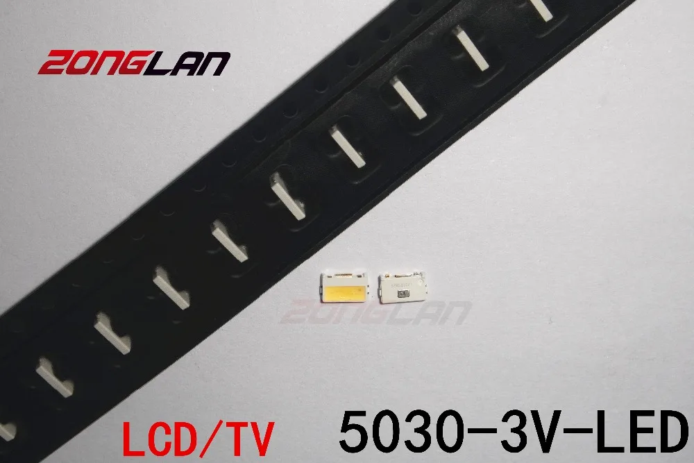 200 шт. светодиодная подсветка Edge LED Series 3V 5030 SVTE5030P GW Холодный белый Телевизор|applicator|