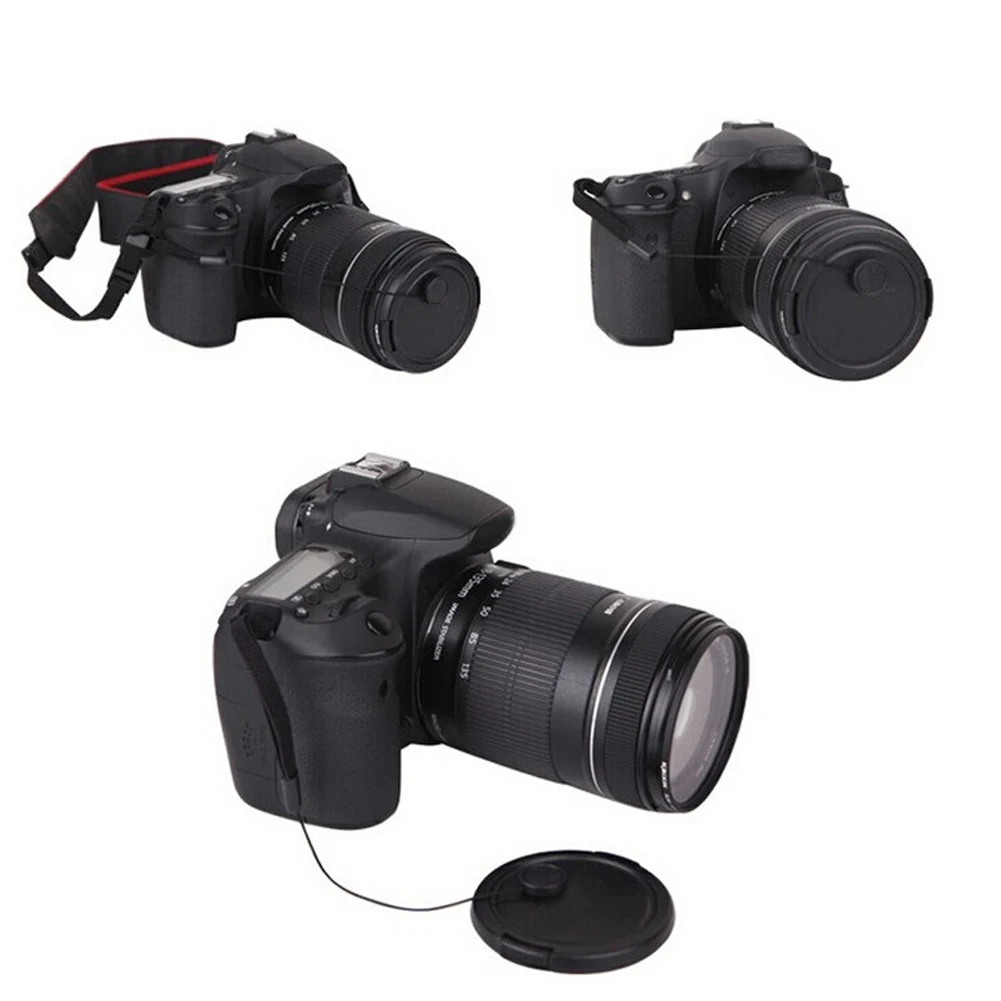 5 шт. Универсальная крышка для объектива DSLR держатель Держатель крепления шнура