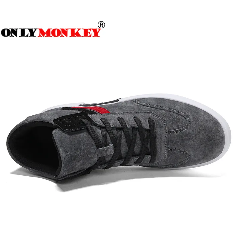 ONLYMONKEY мужские кроссовки с высоким берцем на шнуровке для улицы высокое качество