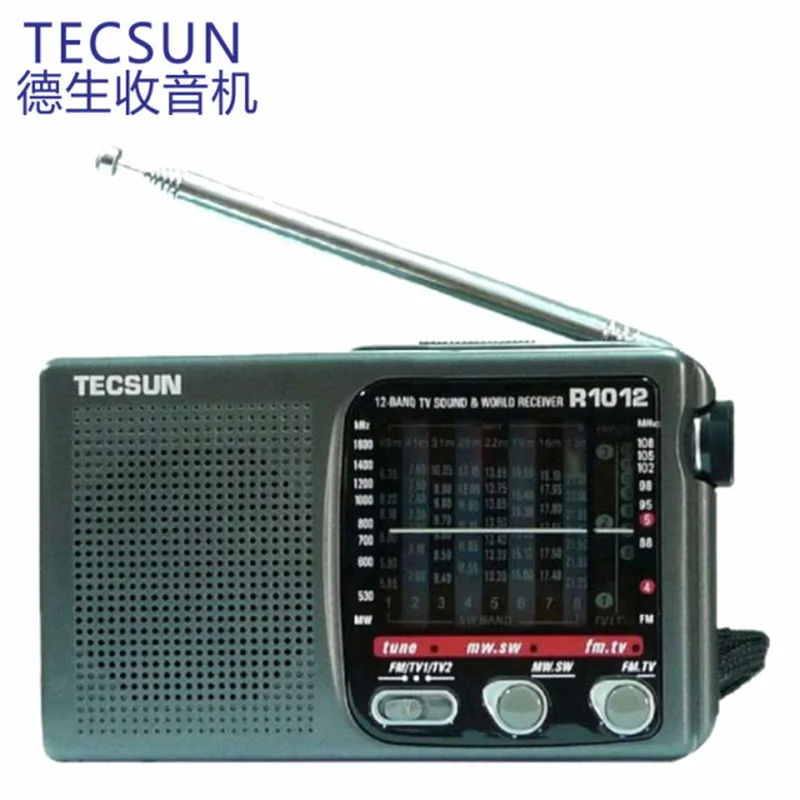 Качественное портативное радио TECSUN радиоприемник с FM / MW SW/TV многодиапазонный 76-108