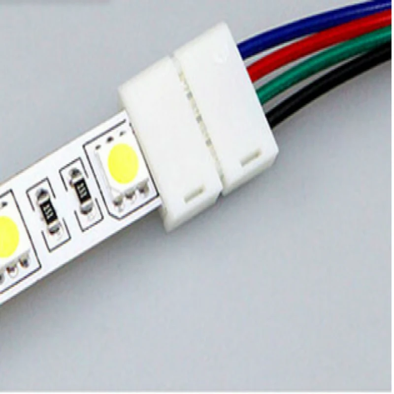 Светодиодная лента RGB SMD 1 шт. быстроразъемный Кабель-адаптер 4-контактный