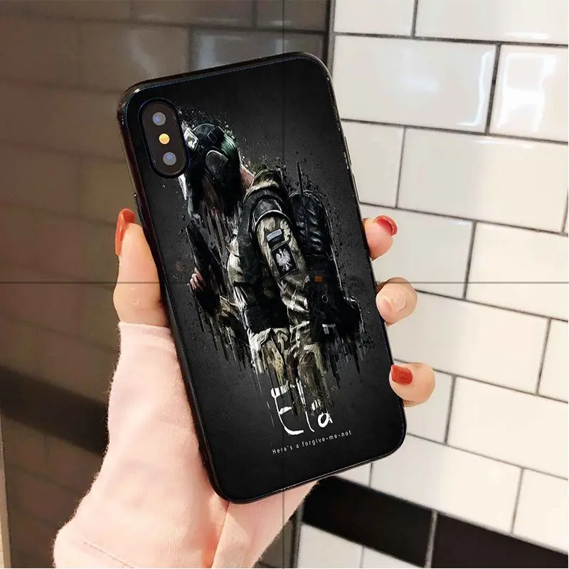 Babaite Rainbow Six Siege Coque чехол для телефона iPhone 8 7 6 6S Plus 5 5S SE XR X XS MAX Coque Shell
