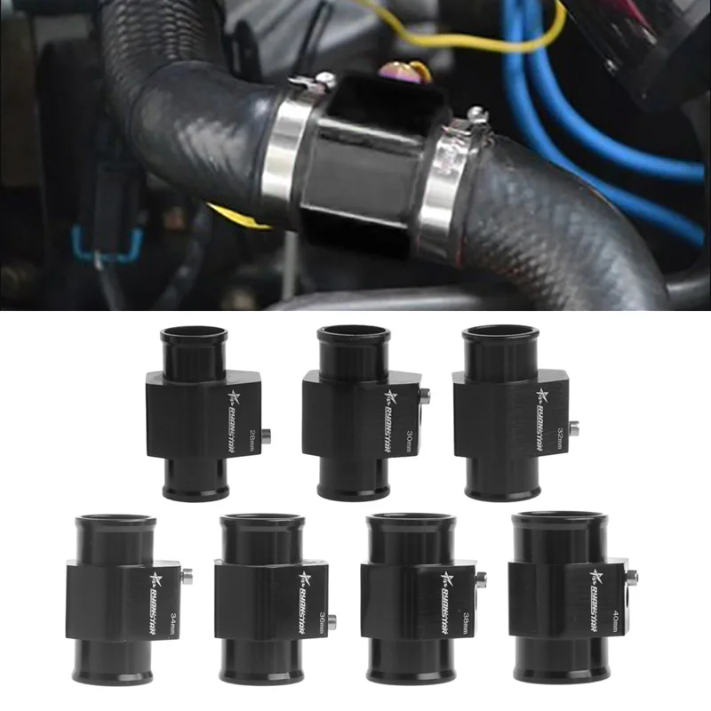 

34mm Water Temp Temperature Joint Pipe Sensor Gauge Radiator Hose Adapter