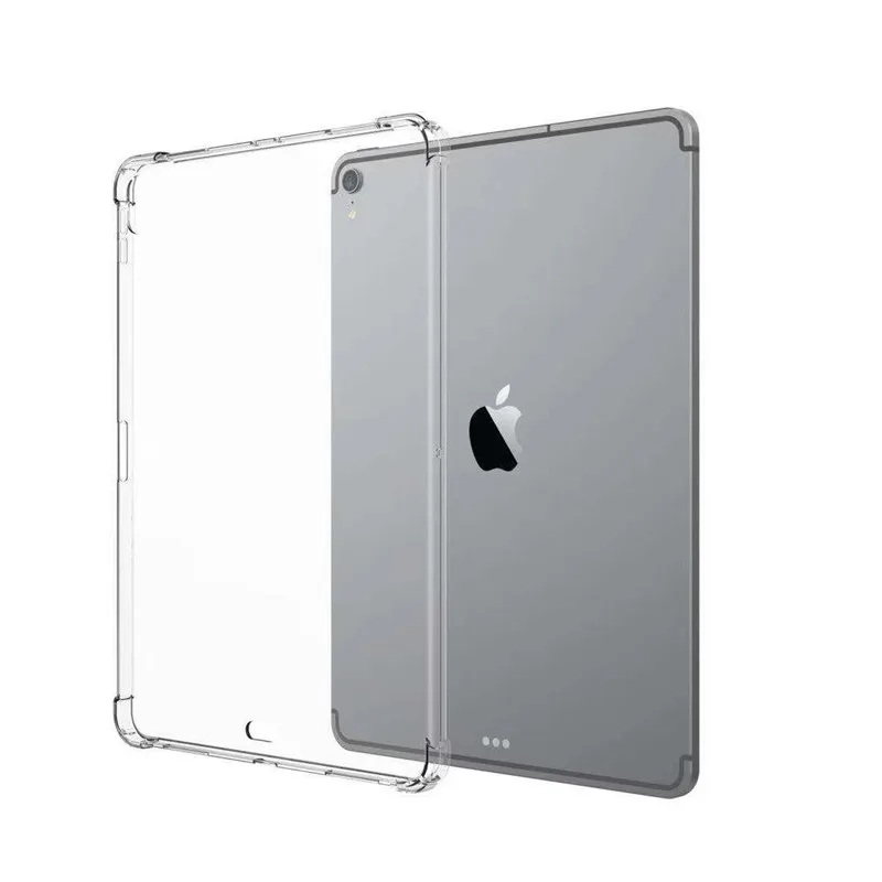 Чехол для iPad Pro 11 12 9 2018 мягкий прозрачный силиконовый чехол дюймов TPU Защитный Para +