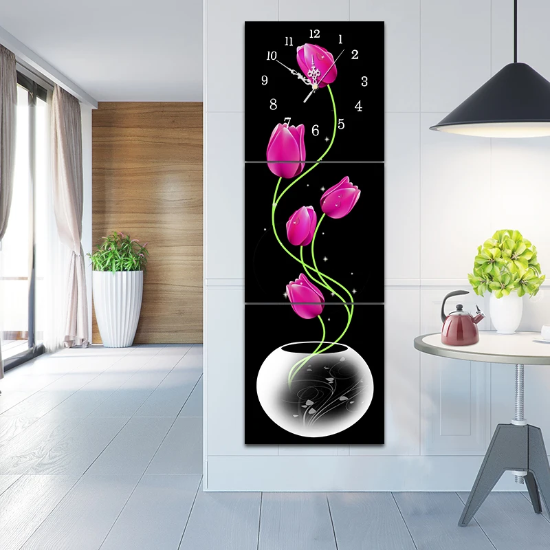 Rose Red 5D Diy Diamond Painting Rose Cross Stitch Full Drill Round Diamond Embroidery Flowers Crystal Diamond Mosaic Pictures Needlework - Цвет: Rose Red