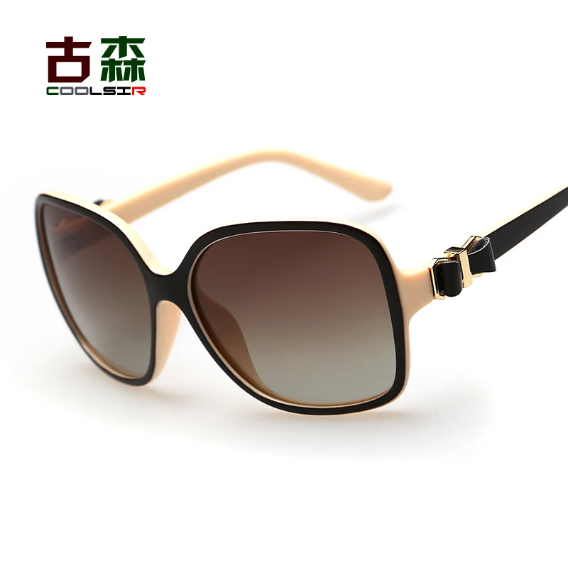 COOLSIR Fashion Sunglasses Women Plastic Frame Polarized UV400 Vintage Design Goggle Eyewear Oculos De Sol Gafas 1204 | Аксессуары для