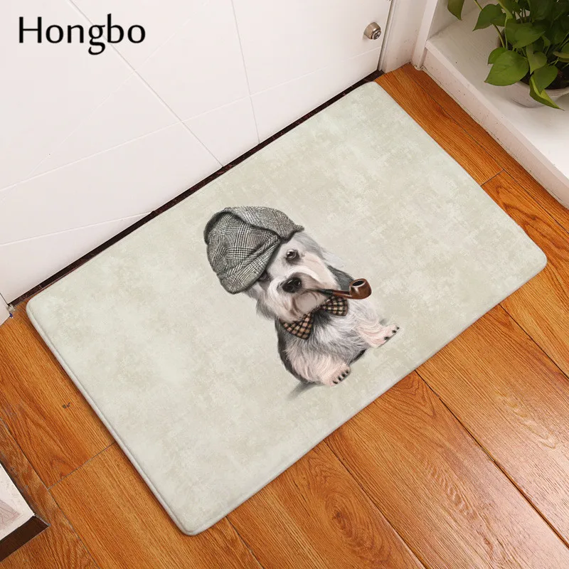 Hongbo нескользящий дверной коврик с животными милый мультяшный собака хомяк