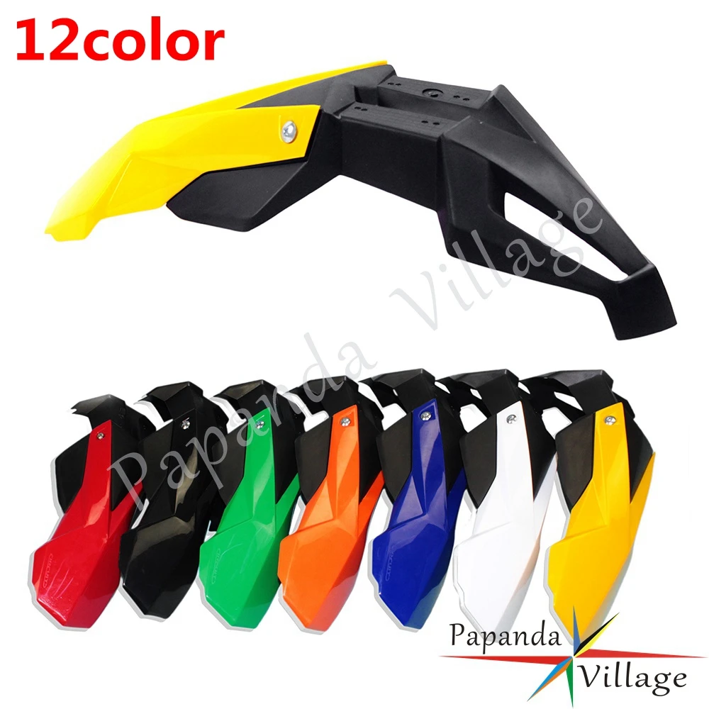 Желтый мотоциклетный передний брызговик Evo внедорожный для Honda Yamaha Suzuki Kawasaki BMW DRZ KX