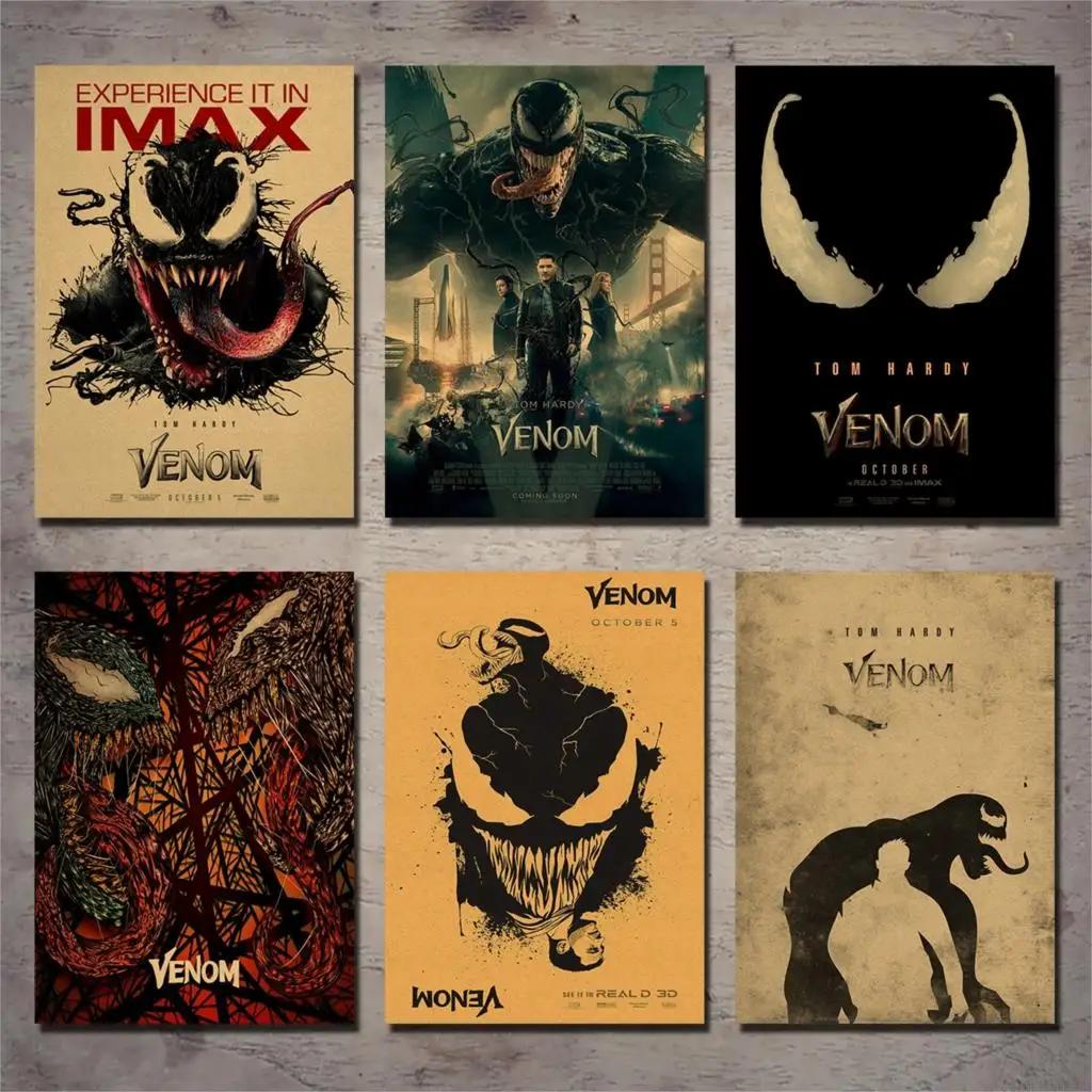 Venom: Deadly Guardian Movie Poster винтажная декоративная настенная наклейка ретро постер