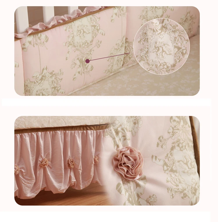 7 шт. детская кроватка комната спальня детские постельные принадлежности с