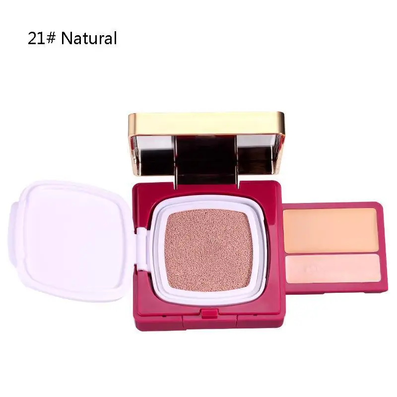 Lingemo жемчуг снег Подушка Frost влаги консилер прочный фундамент жидкой Nude Look качество CC крем| |