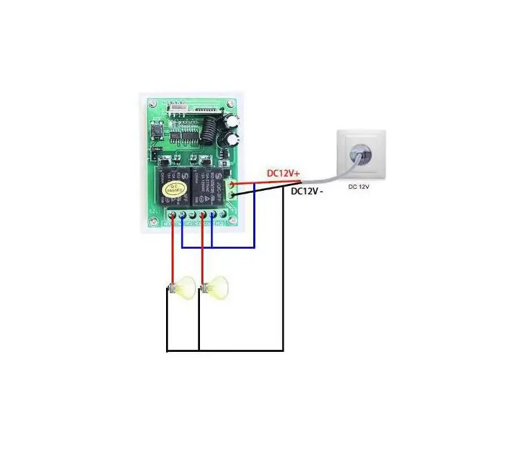 Супер DC 12v 2ch rf реле умный беспроводной пульт дистанционного управления