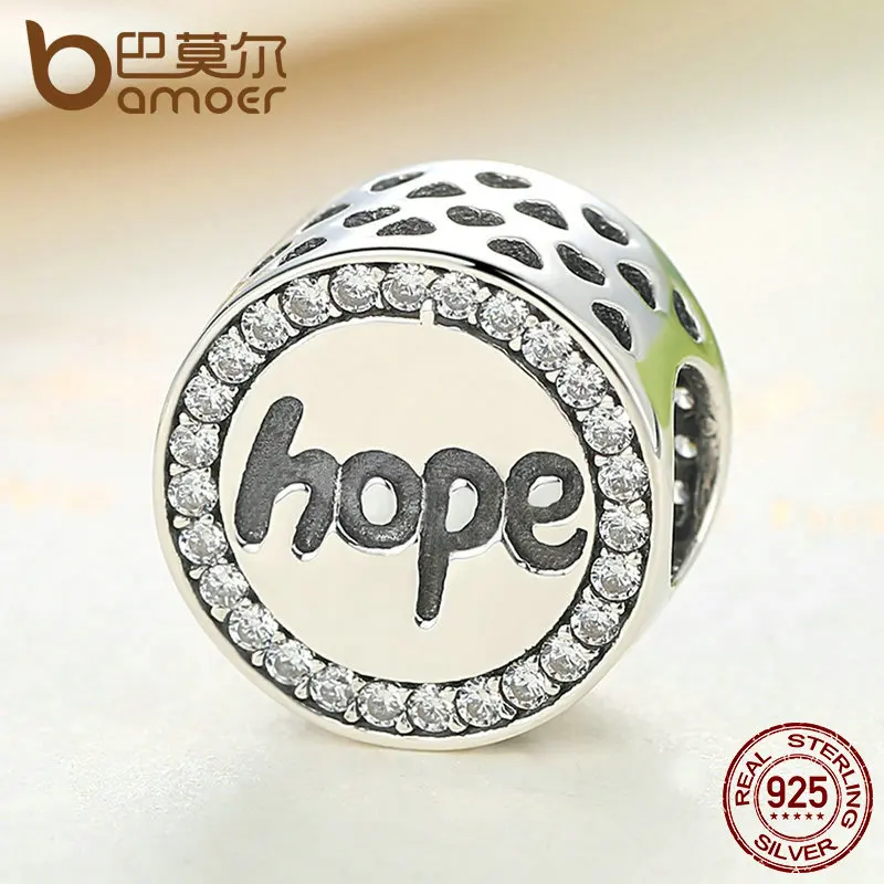 Подвеска женская из серебра 925 пробы с буквами алфавита Hope | Украшения и