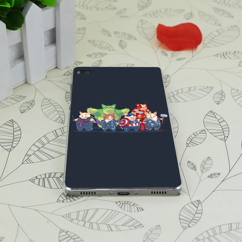 C1846 Прозрачный Жесткий Тонкий чехол для huawei P 6 7 8 9 Lite Plus Honor 4C 4X G7 |