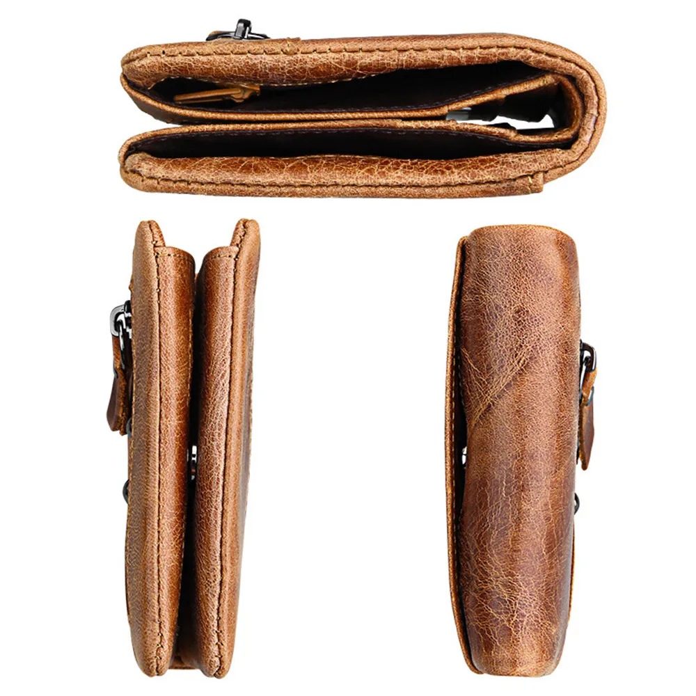 Мужской кошелек из натуральной кожи с защитой RFID|male purse|fashion pursewallet card holder |