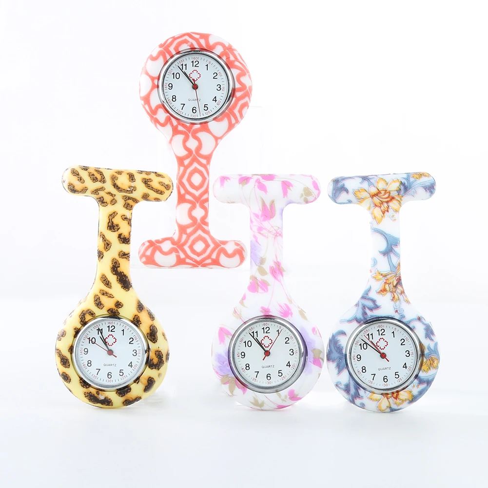 Арабские цифры Verpleegster Horloge круглый БИАЛ силиконовый медсестры карманные часы брошь куртка брелок карманные часы Reloj Enfermera капли
