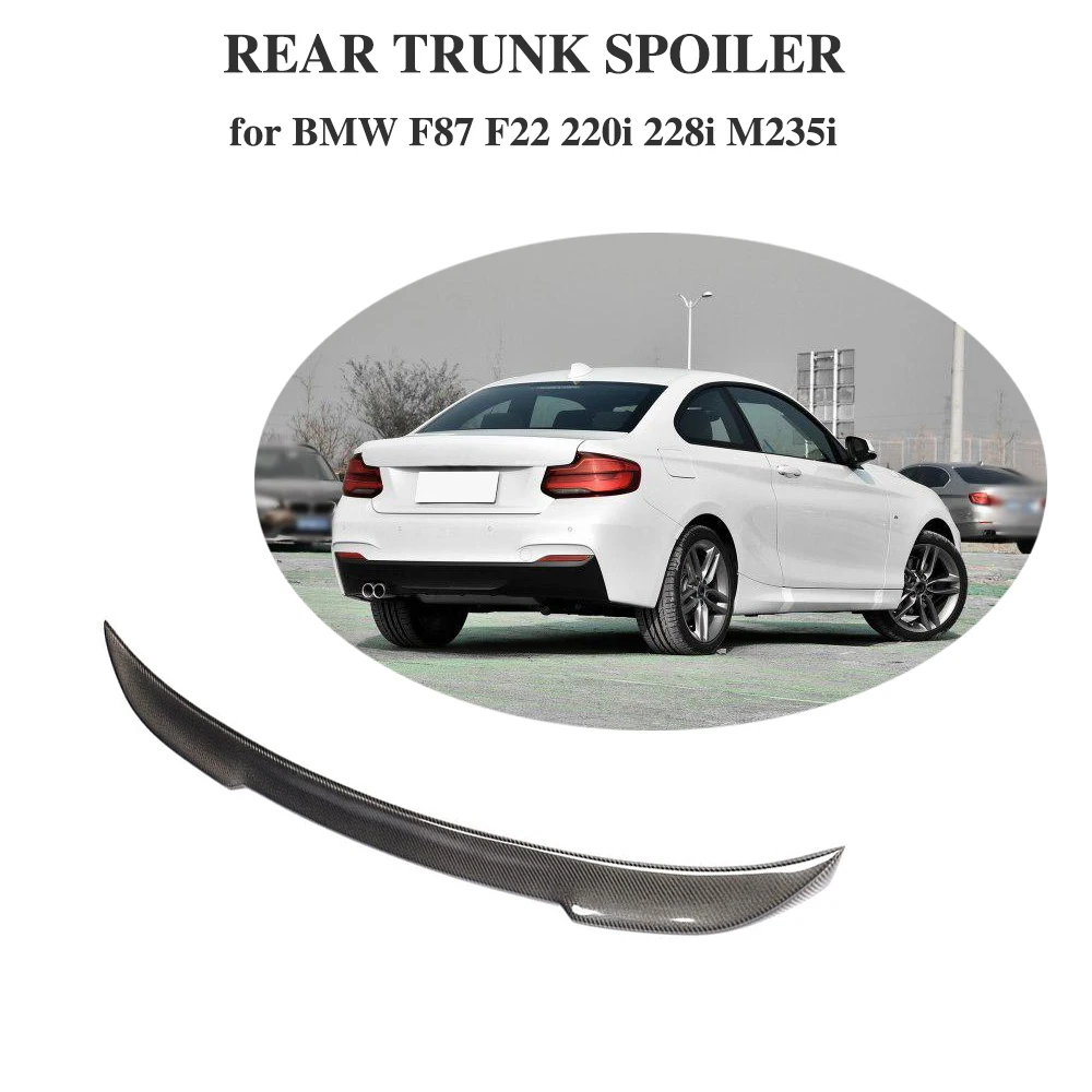Задний спойлер для багажника из углеродного волокна крыло BMW 2 серии F22 F87 M2 Base Sedan M