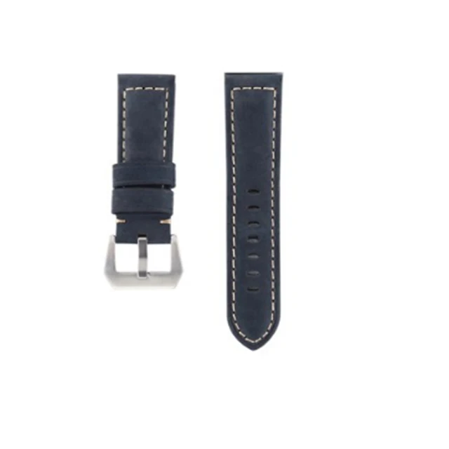 Ремешок для часов Crazy Horse из натуральной кожи для Huami Amazfit Bip BIT PACE Lite Youth с классической пряжкой, сменный ремешок для часов - Цвет ремешка: blue s