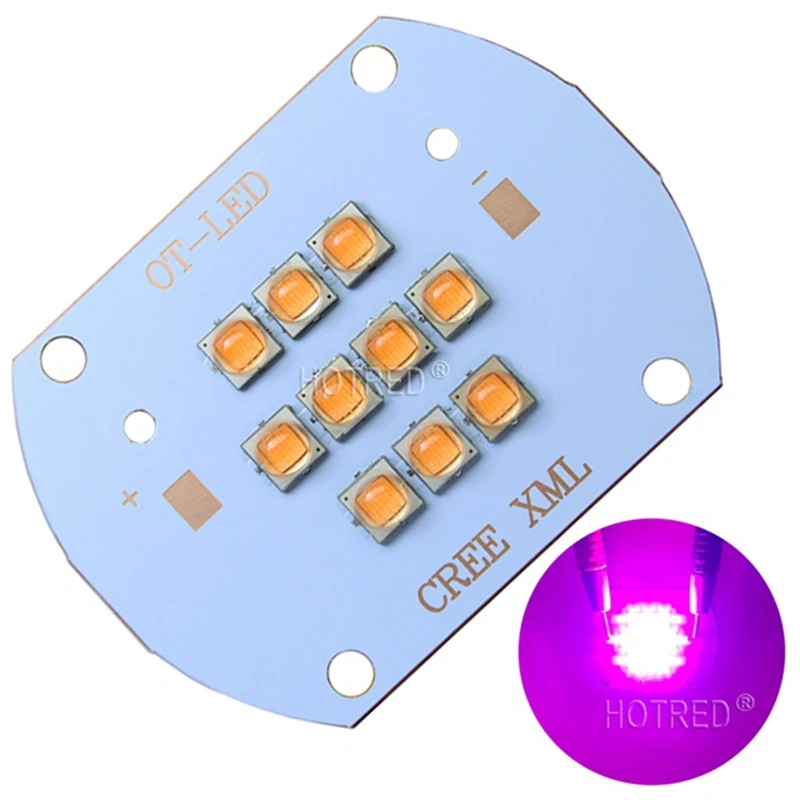 Высокая мощность светодиодный чип CREE XLamp XM-L XML2 50 Вт 100 Вт 5050 SMD теплый холодный белый красный зеленый озеро синий розовый светильник лампа-бусина COB лампа