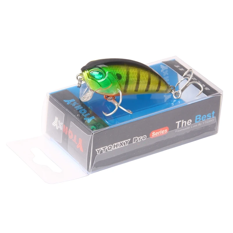 YTQHXY горячая модель Рыболовная Приманка Crankbait 50 мм 8 6 г воблеры погружение 1 5 м peche