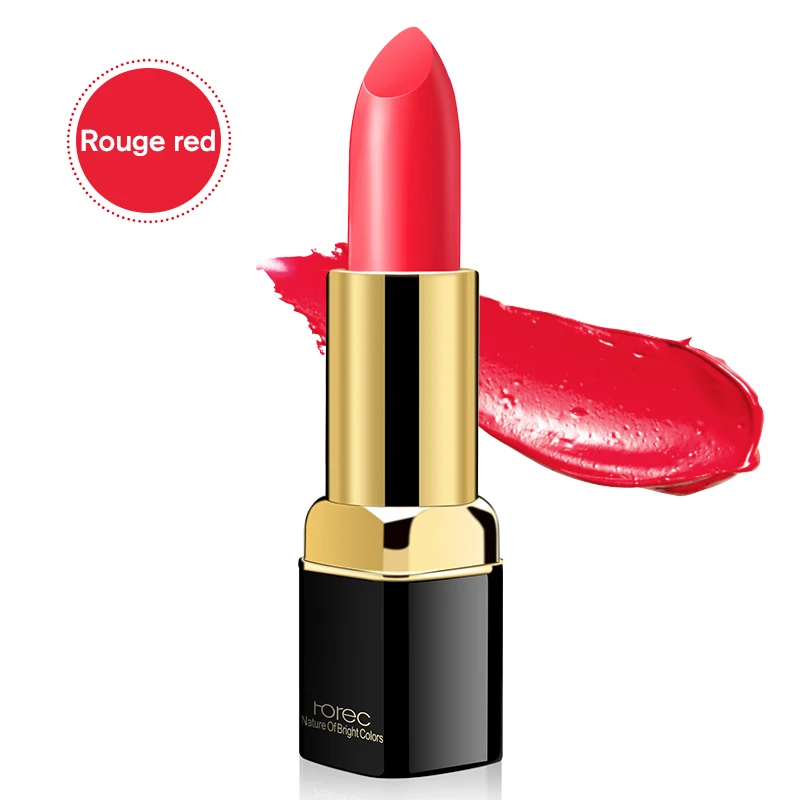 Rouge red ROREC, водостойкая Матовая жидкая помада с эффектом увлажнения, помада для губ, стойкий блеск для губ, гладкая косметика, красота, макияж, Maquiagem Batom - Цвет: Rouge red