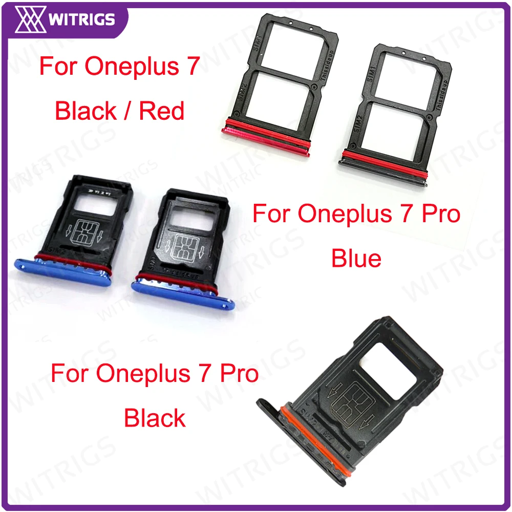 Witrigs для OnePlus 7 Pro держатель лотка sim карты разъем One Plus 7Pro Замена|Лотки SIM- и карт