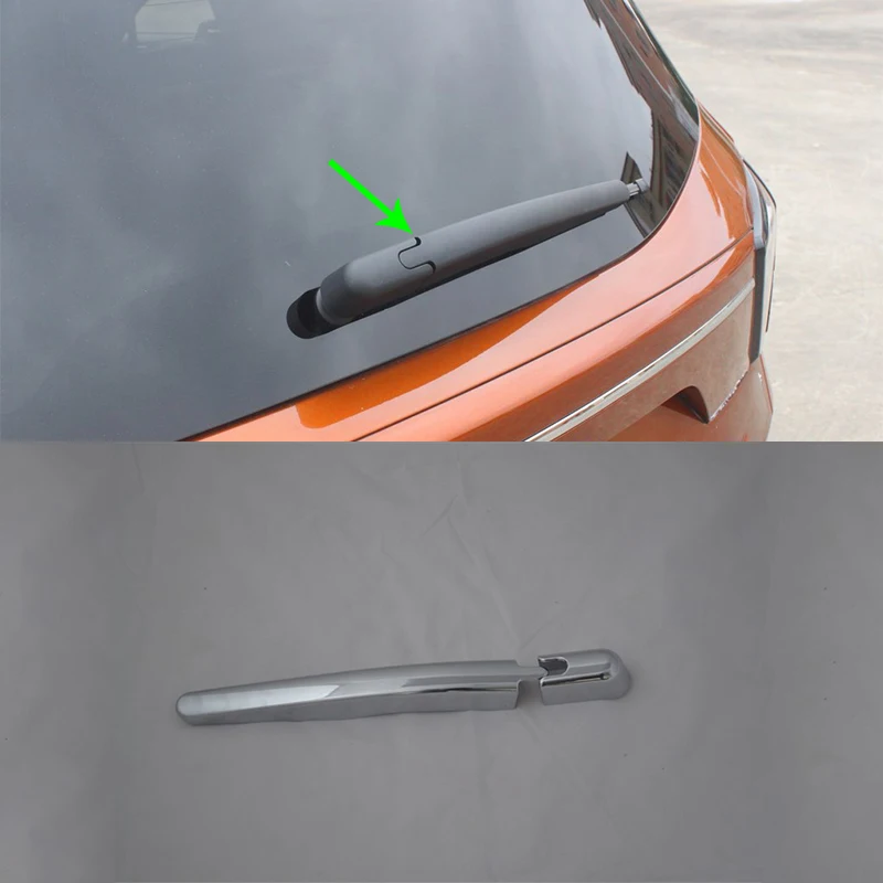 

Car Accessories Exterior Decoration ABS Chrome Rear Window Wiper Noozle Cover Trim For Ford Kuga/Escape 2017 Car-styling