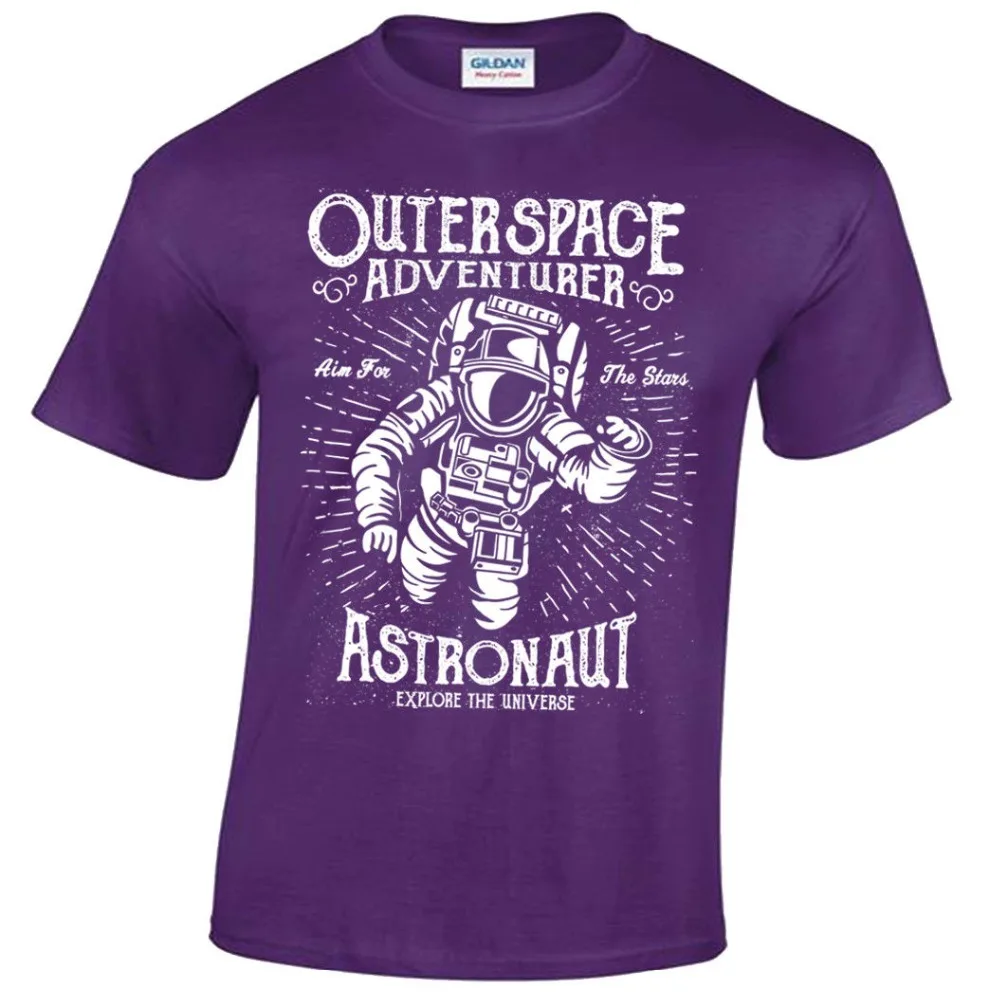 Astronauta Camiseta Hombre Ретро Motivacionales Adventurer Buzos 2019 новая брендовая одежда специальная