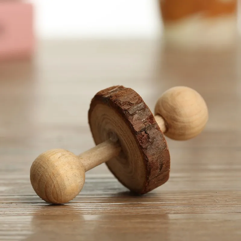 Eco friendlyatural Wood Мини игрушка для упражнений по уходу за зубами молярная кролика