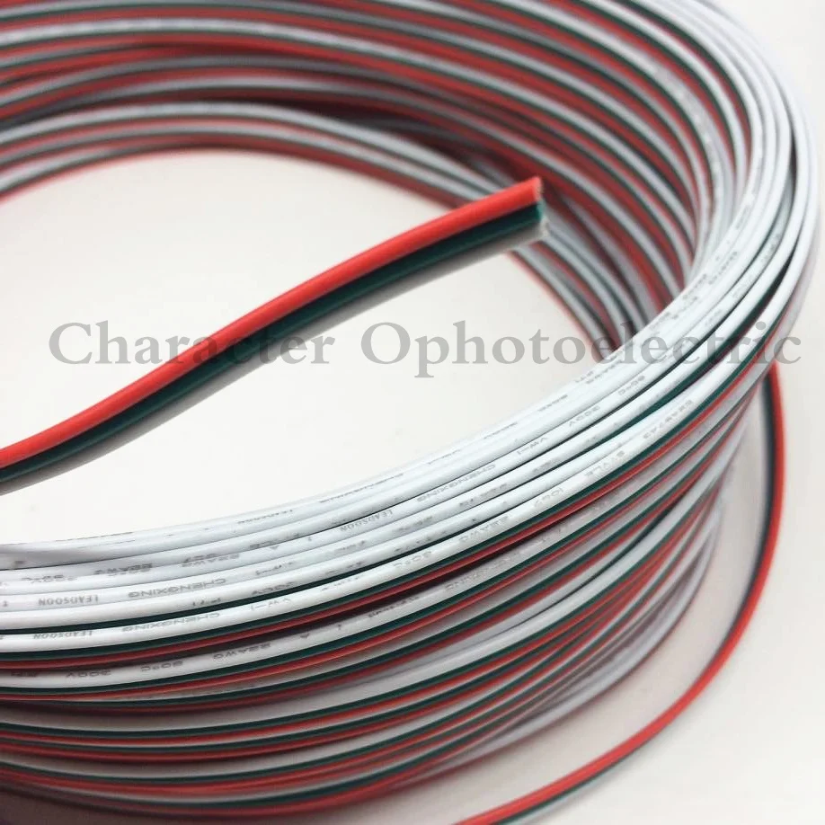 2 м 5 10 20 Луженая Медь 22AWG 3 pin кабель ПВХ изолированный провод P 22 awg многожильный