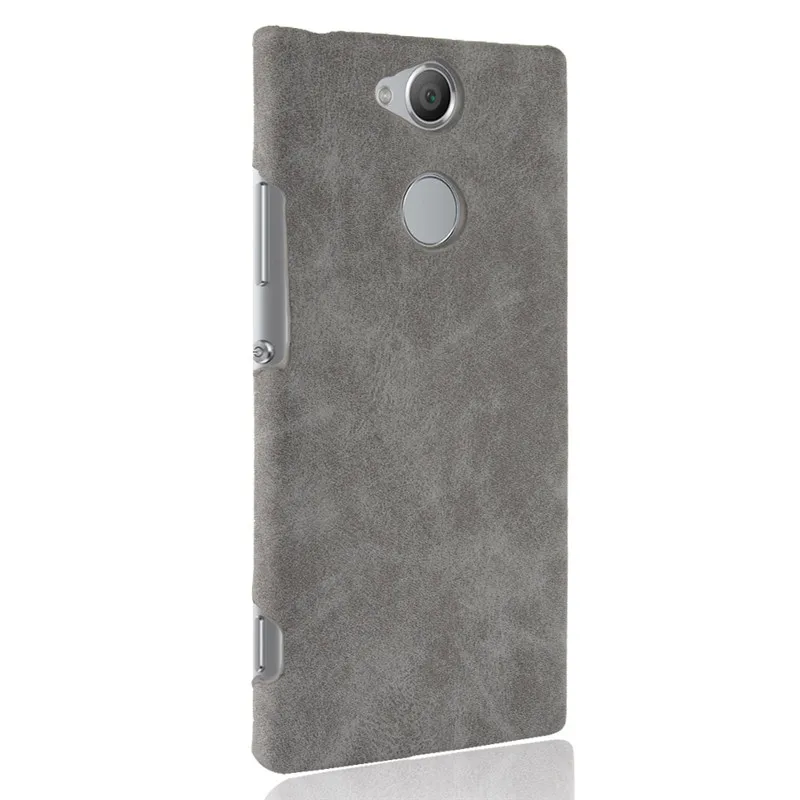 Чехол для Sony Xperia XA2 Жесткая Пластиковая Задняя крышка из искусственной кожи H3113