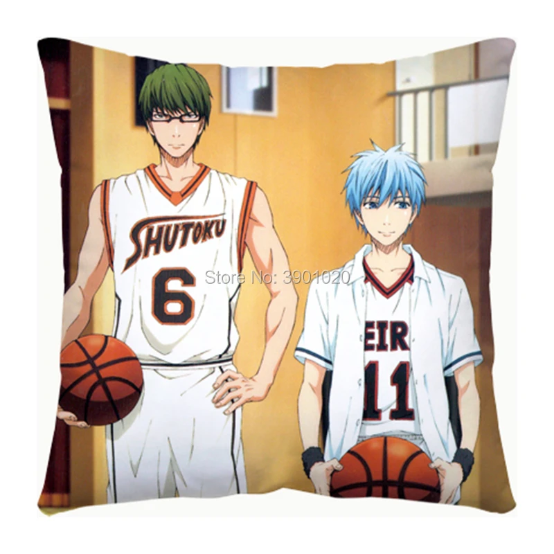 Мультфильм аниме Куроко Баскетбол Kuroko Tetsuya Kagami Taiga квадратная подушка|Подушки на
