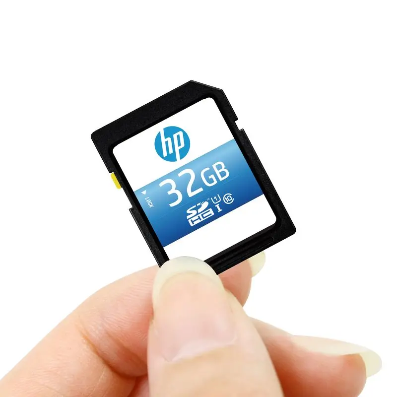 Hp SD карта, 16 ГБ, 32 ГБ, 64 ГБ, 128 Гб Карта памяти SDHC/SDXC UHS-I U1 90 МБ/с. Kaart cartesd sd-карта 32 GB 4 K HD Камера карты