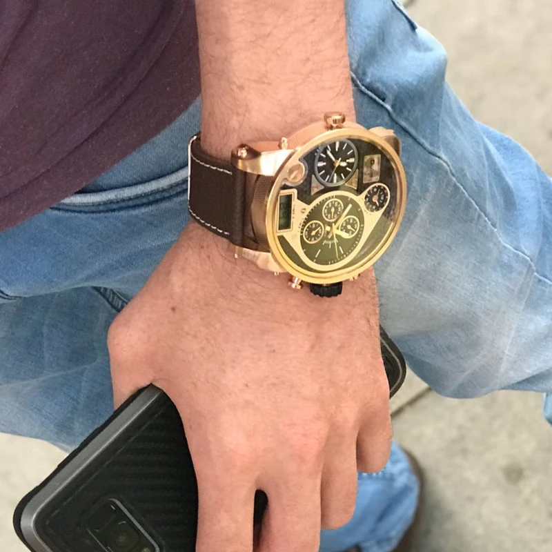 Men Watches Big OULM 9316B Brand Luxury Design Army Japan Movt Quartz dz Watch Male Sport Montres de Marque Luxe Reloj Hombre | Наручные