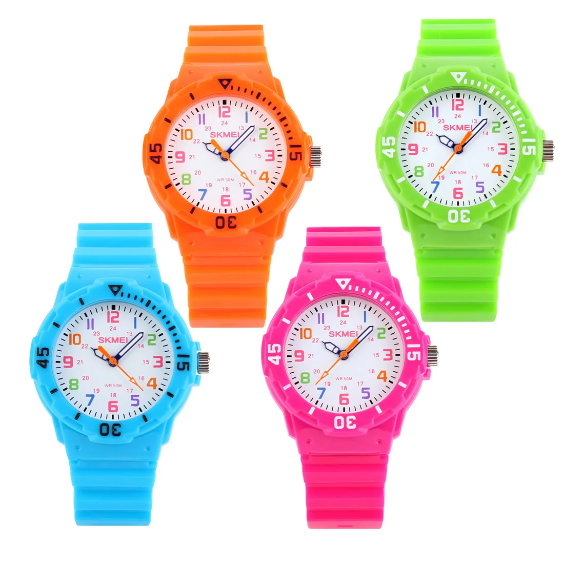 2018 Montre Enfant модные детские часы 50 м водонепроницаемые кварцевые наручные для