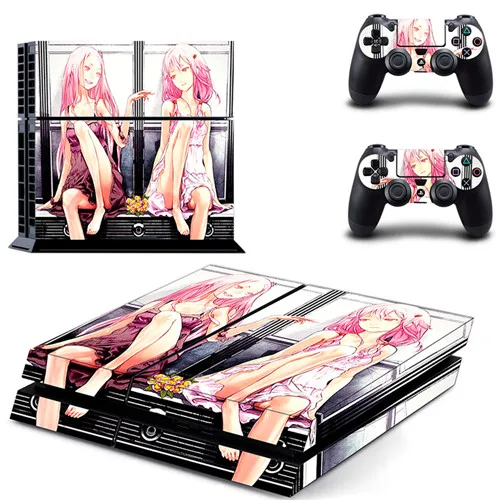DPTM0570 Платье для девочек в стиле аниме «Hatsune Miku наклейка для PS4 Стикеры наклейка для sony Игровые приставки 4 консоли и 2 контроллера кожи PS4 Стикеры винил аксессуар - Цвет: DPTM0570