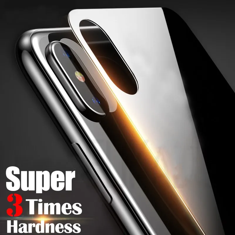 3 шт для задней панели из закаленного стекла iPhone 11 Pro XR XS 12 мини MAX 8X7 6 6S Plus 5 5s SE 2020