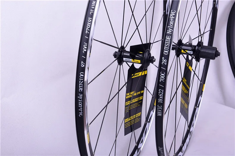Колеса для велосипеда 700C BMX шоссейные велосипедные колеса V тормоза CNC алюминиевый сплав комплект велосипедных колес