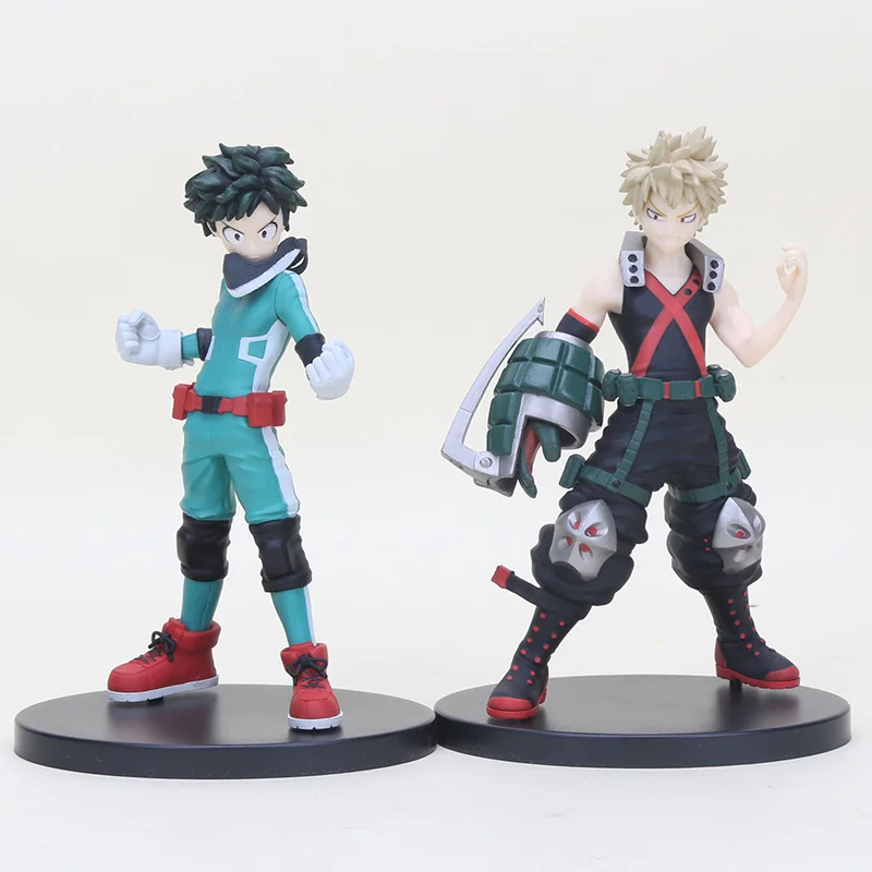 15 см аниме DXF мой герой Brinquedos Midoriya Izuku Bakugou Katsuki фигурку ПВХ Коллекционная модель