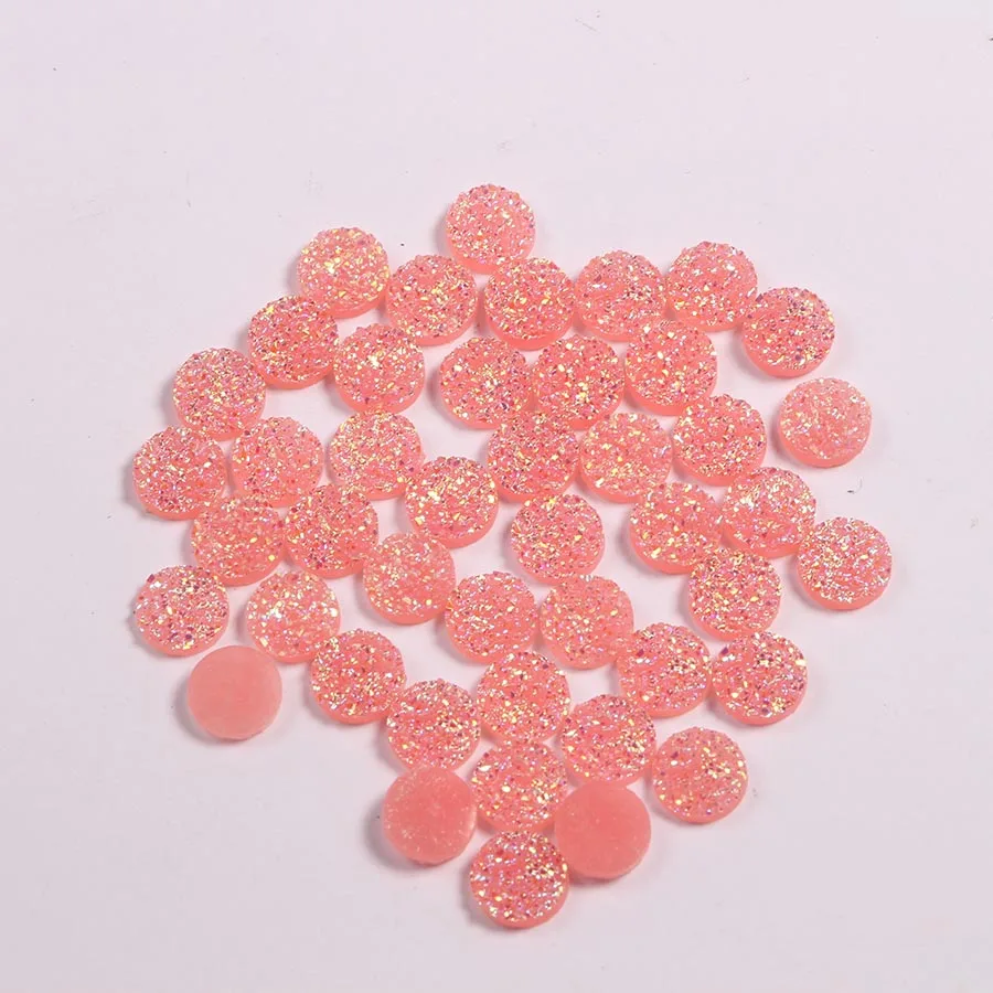 Jaymaxi 8 мм искусственный Druzy Кабошон ювелирные изделия изготовленные на заказ DIY с