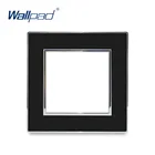 Акриловая панель Wallpad, черного цвета, рамка только для отеля 86*86 мм 146*86 мм