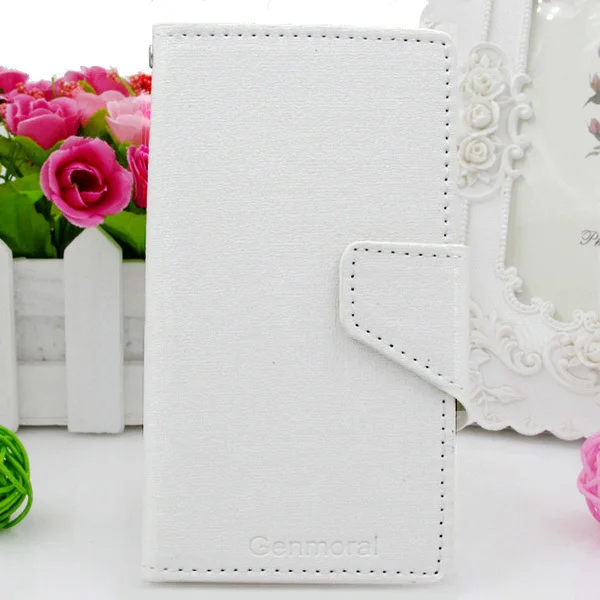 Genmoral PU Leather Cover celular Mobile phone Bag Pouch Skin Shell Case For Alcatel One Touch Idol 2S OT-6050Y TCL S830U | Мобильные