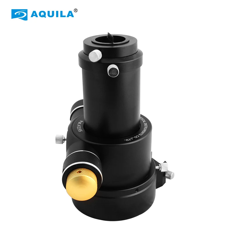 AQUILA 2 дюйма Двойная Скорость 360 градусов Поворот фокуса сиденье 0-70 мм фокус 1:10 для рефракторов телескоп+ 1,2" адаптер