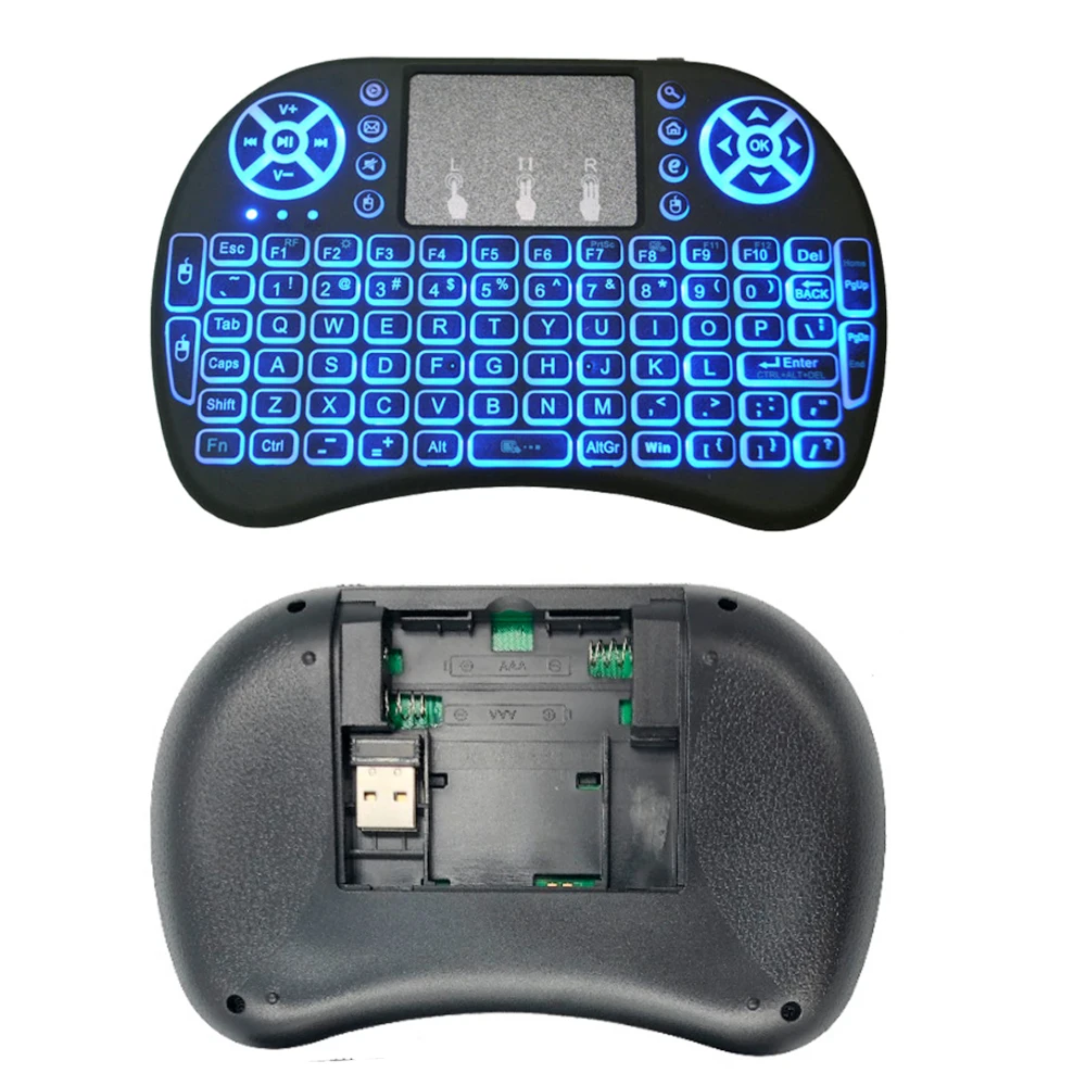 Клавиатура i8 2 4 ГГц Беспроводная клавиатура с тачпадом Air Mouse Пульт