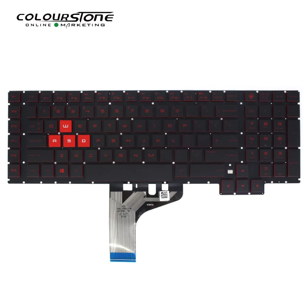 17-американская, с задней подсветкой Клавиатура для hp OMEN 17-AN 17-an00 17-an013tx 17-an014tx 17-an031tx 7-an011dx 17-an012dx черная без рамки