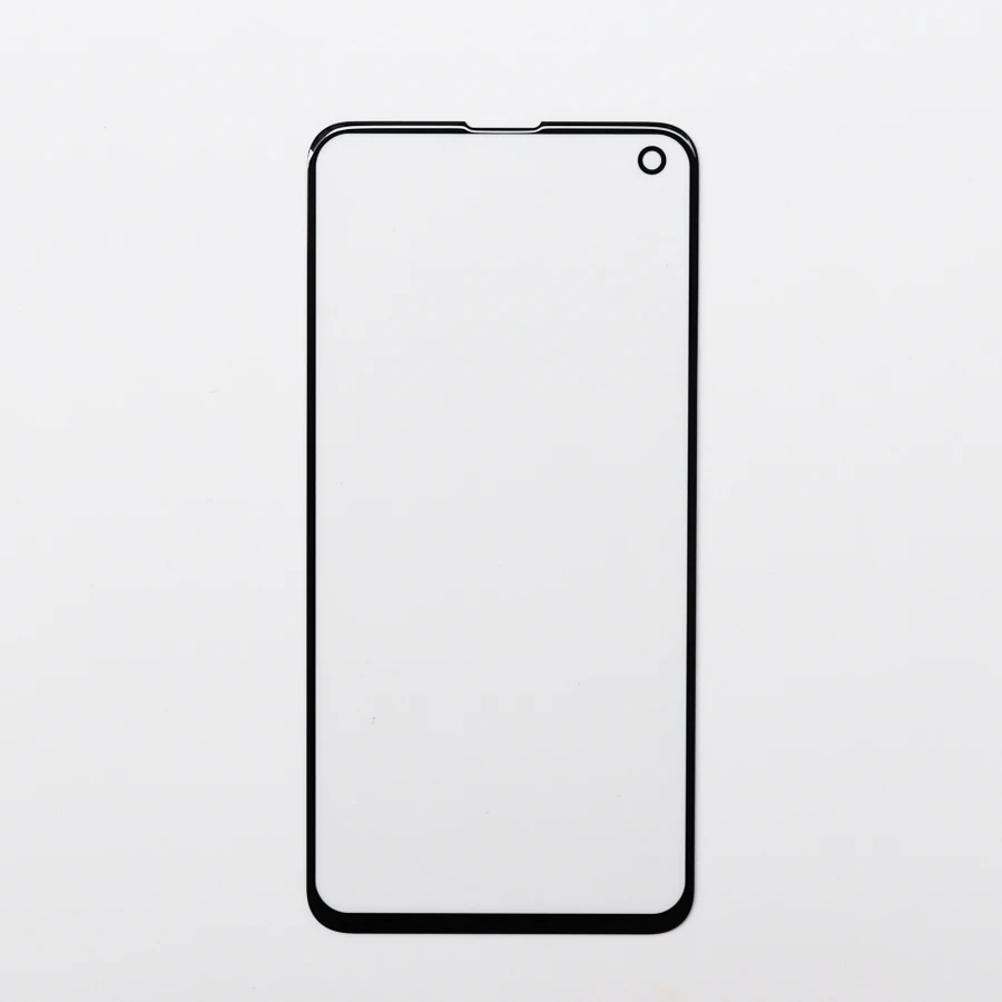 100% оригинальная сенсорная панель Замена для Samsung Galaxy s10 Черная передняя внешняя