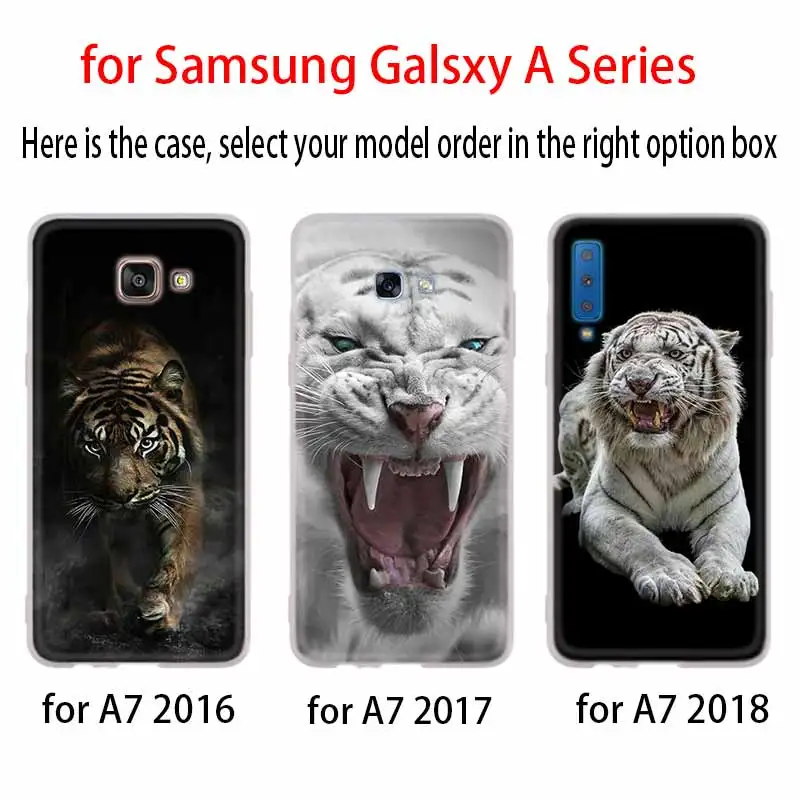 animal tiger Cub Case For Samsung Galaxy A12/A20/A51/A70/A20s/A21s/A32/A50/A50s/A42/A52/A72 5G A8 A7 A6 2018 Cover | Мобильные