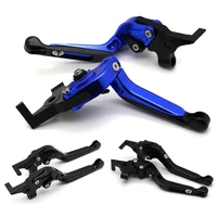with logo motorcycle frame ornamental foldable brake handle extendable clutch lever for buell xb12r xb12ss xb12scg